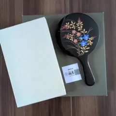 ✨新品未使用✨輪島塗 手鏡 輪島屋善仁 漆 赤 - メルカリ
