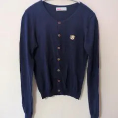 Né-net カーディガン ネイビー 長袖 刺繍のサムネイル