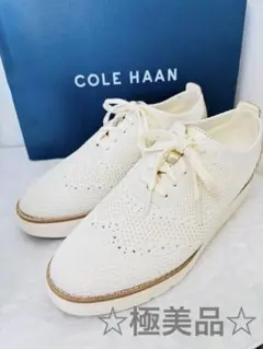 COLE HAAN プラットフォーム ・アイボリー☆極美品
