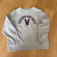 Champion フリーダムアンドユニティ Vロゴ スウェット　裏起毛