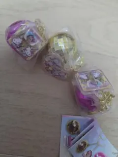 マツケンサンバ　ハローキティ　ミラーボール付きキーホルダー