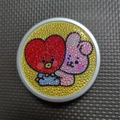 BT21 TATA COOKY ラインストーン缶ケース