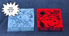 新品2枚セットSnoopy　スヌーピーハンドタオル