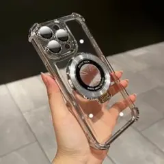 iPhoneケース 16 PRO MAX用　クリア ワイヤレス充電対応