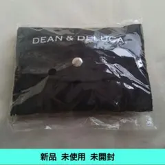 DEAN＆DELUCA　折り畳みエコバッグ　ブラック サブバック ショピング