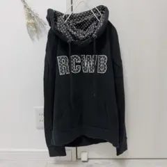 RCWB ロデオクラウンズワイルドボウル 水玉ロゴ パーカー S