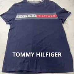 TOMMY HILFIGER ネイビー Tシャツ ロゴ入り