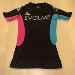 SVOLME スボルメ 半袖ウェア XS ブラック ピンク ブルー