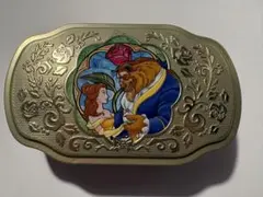 美女と野獣 ベル＆野獣 エンボス缶ケース
