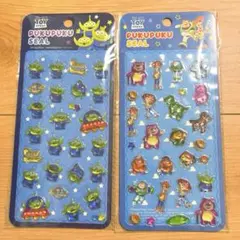 【新品】ぷくぷくシール ディズニー 2種 2枚セット