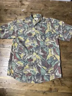 日本製　ヴィンテージ　レトロ　アロハシャツ　柄シャツのサムネイル