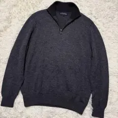 ブルックスブラザーズ メリノウール ニット ハーフジップ プルオーバー Lサイズ