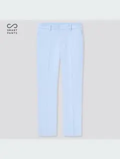 ユニクロ　スマートアンクルパンツ（丈標準66cm）S ライトブルー