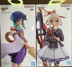 モンスト　ナムコ限定フィギュア　マサムネ　ヤクモ　セット ペラ輪付き