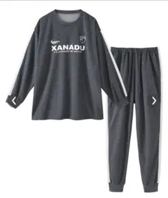 【新品未使用】やわらかダンボールニットスポーティー長袖ルームウェア上下セット