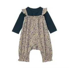 ベルメゾン かえるロンパース2点セット