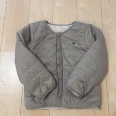 リバーシブル　アウター　モカ/アイボリー