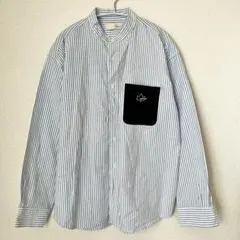 LOGOS DAYS ロゴスデイズ　シャツ　長袖　ストライプ　トップス　Lのサムネイル