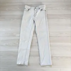 UNIQLO ユニクロ　スリムフィットジーンズ　W68.5 27 ホワイト白