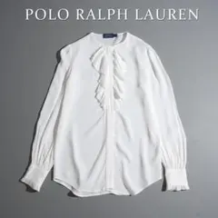 RALPH LAUREN シルクノースリーブブラウス&キャミソール リボンタイ 