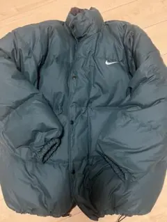 Nike 90sダウンジャケット ダークグリーン L サイズ感XL