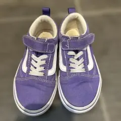 VANS バンズ　スニーカー　17センチ　紫