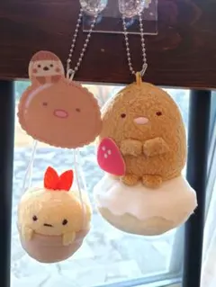 すみっコぐらし イチゴトンカツと気球エビフライのしっぽ2体セット 新品未使用