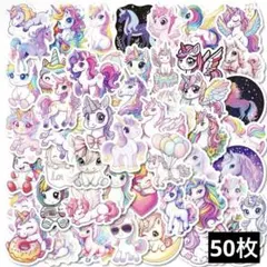 791　ステッカー　お裾分け　フレークシール　海外　防水　韓国　ユニコーン