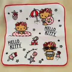 新品ヒョウ柄日焼けキティ バスタオル HELLOKITTY ギャルキティ