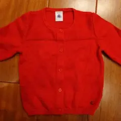 未使用品　プチバトー　カーディガン　18m/81cm