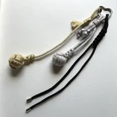 パラコード バッグチャーム キーホルダー ハンドメイド