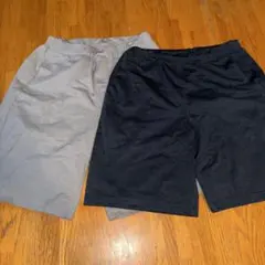 【美品】UNIQLO キッズ ハーフパンツ 150 2枚セット