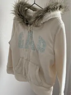 GAP KIDS ボア　フードパーカー　サイズS (6〜7)