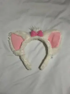 マリーちゃん カチューシャ ホワイト/ピンク