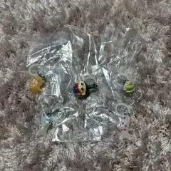 おじゃる丸 めじるしアクセサリー コンプ 電ボ 公ちゃん ニコリン坊 オコリン坊