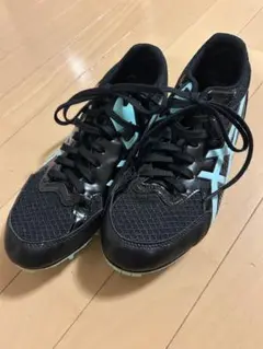 ASICS EFFORT スパイクシューズ ブラック/ミント26cm