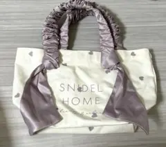 スナイデルホーム　ハート柄　オーガニックキャンバストート　バッグ