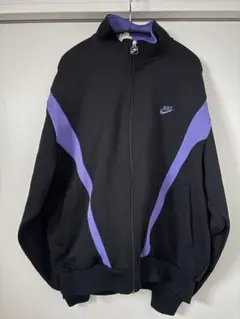 NIKE ナイキ ジャージ 上着 Mサイズ ブラック×パープル