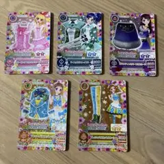 アイカツカード　スプリングコレクション　5枚セット