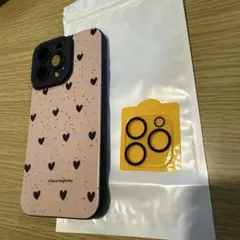 iPhone15 pro Maxハート柄ソフトケース