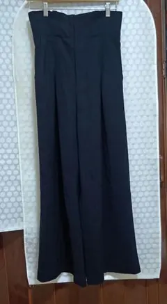 ワイドパンツ　ブラック　Mサイズ　ハイウエスト