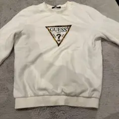 GUESS ホワイト スウェット トレーナー