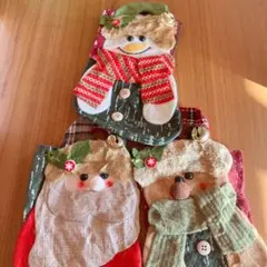 クリスマス クリスマス飾り 靴下飾りサンタクロース トナカイ 雪だるま