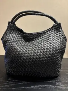 アーバンリサーチ❗️ブラック編み込み　レザー❗️イントレチャート　高級感