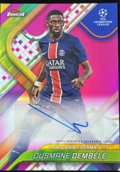 Topps chrome Dembele デンベレ サインカード