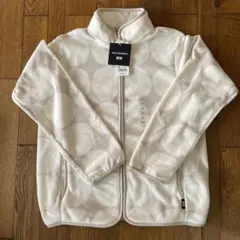【未使用】ユニクロマリメッコ フリースジャケット ライトグレー キッズ 160
