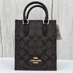 【新品】COACH コーチ ショルダーバッグ ノース サウス ミニ トート 新作