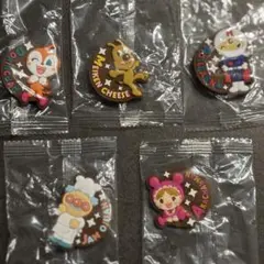 【新品・未使用】アンパンマン ぴたっとラバーマグネット3 （5点セット）
