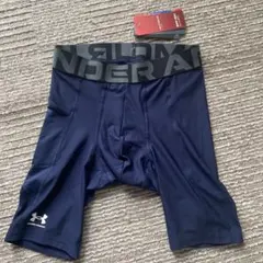UNDER ARMOUR HEATGEAR インナータイツ ネイビー Lのサムネイル