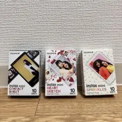 instax mini 10枚×3セット　チェキ　フィルム　新品未使用